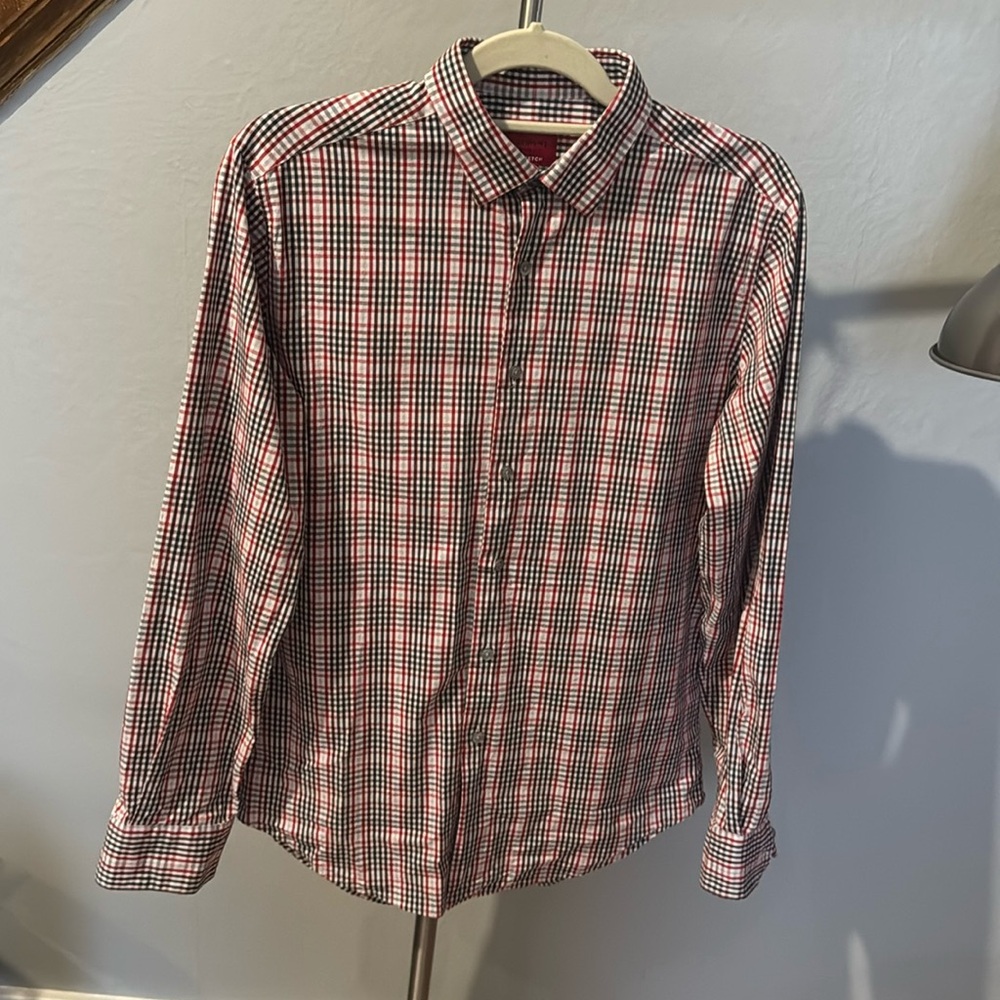 Alfani Men’s Slim Fit Button-Up Shirt, Medium Stretch, Size 15-15.5 Neck